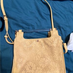 LC Lauren Conrad Yellow Crossbody Bag